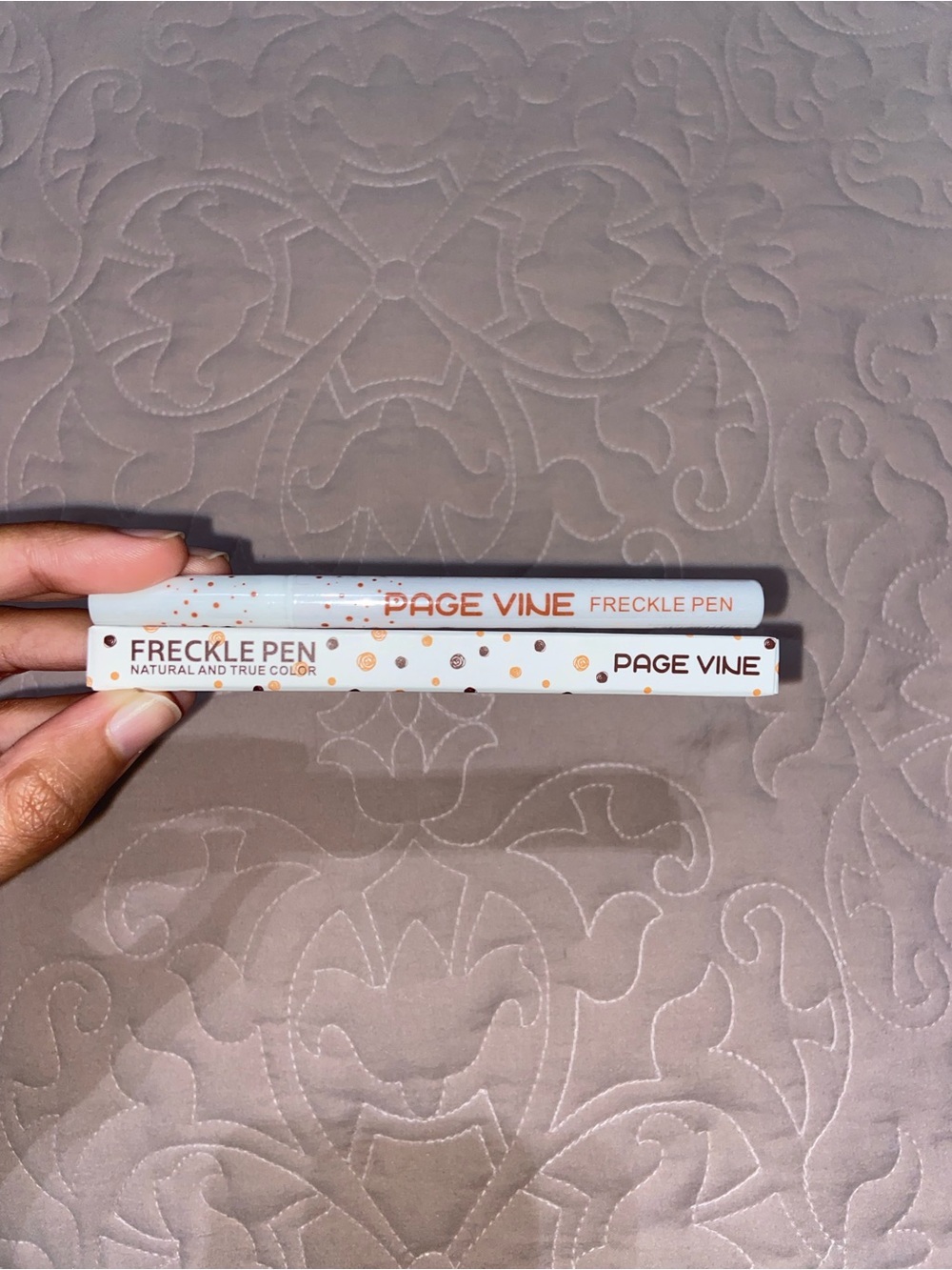 Page Vine Freckle Pen Natural True Color Brown Natural Freckles NWT